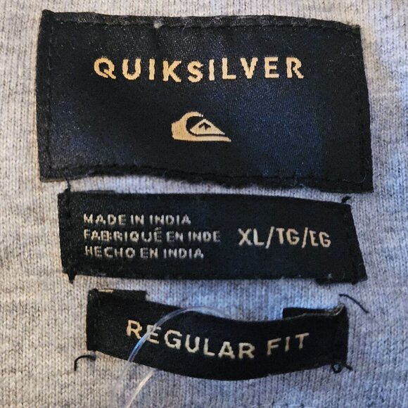 Quiksilver Mens Plaid Flannel Shirt Yellow/Green Long Sleeve Button-Up XL - Picture 10 of 16